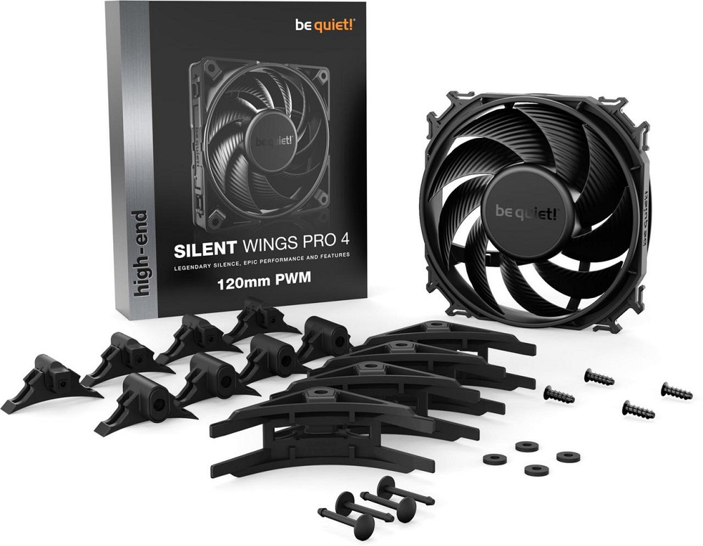 Вентилятор be quiet! Silent Wings Pro 4 120mm PWM Black (BL098) ( 24690 ) Харьков - изображение 5