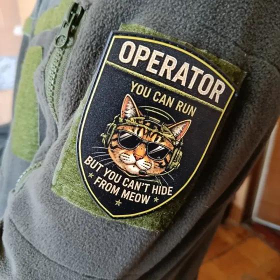 Патч / шеврон You can run but you can`t hide Запорожье