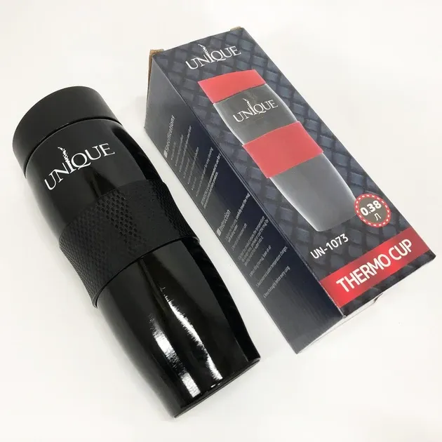 Термокружка UNIQUE UN-1073 380 мл из нержавеющей стали с двойными стенками и герметичной крышкой Одесса - изображение 13