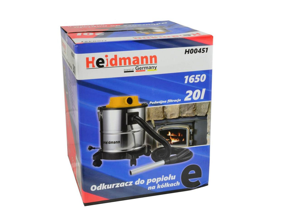 Пилосмок "HeidMann" для попелу 20 л на колесиках Киев - изображение 10