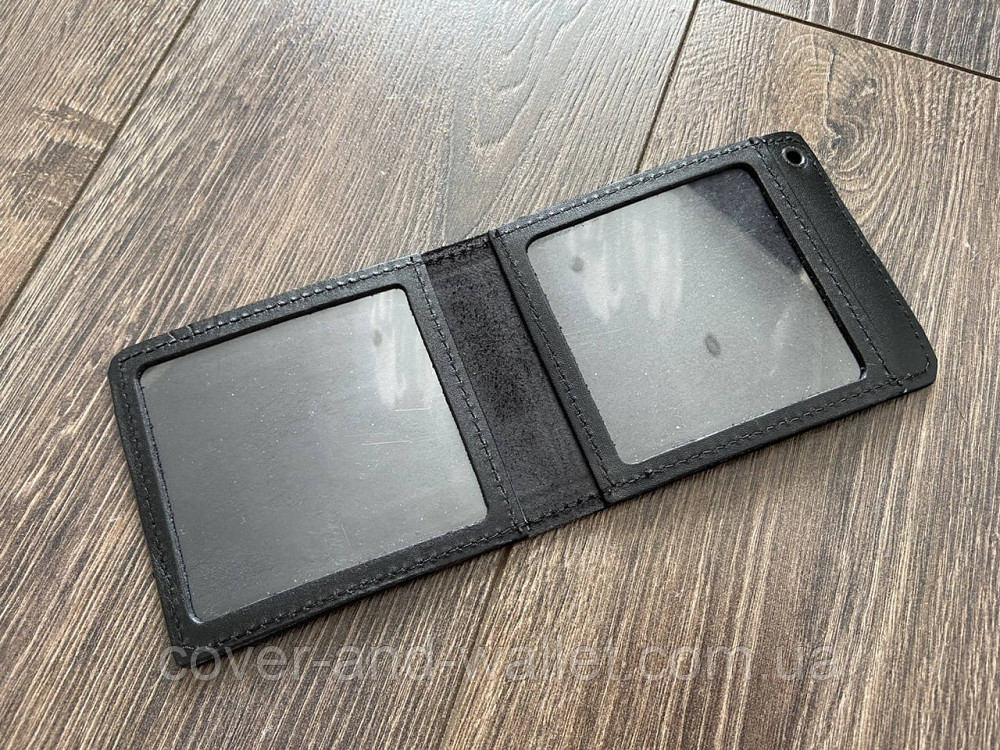 Обложка кожаная на удостоверение "Учасник бойових дій" Київ - фото 3