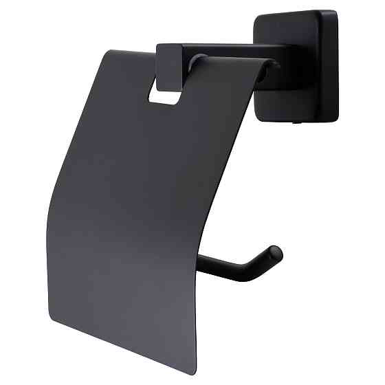 Тримач для туалетного паперу Globus Lux BQ9410 чорний матовий SUS304 Тернопіль