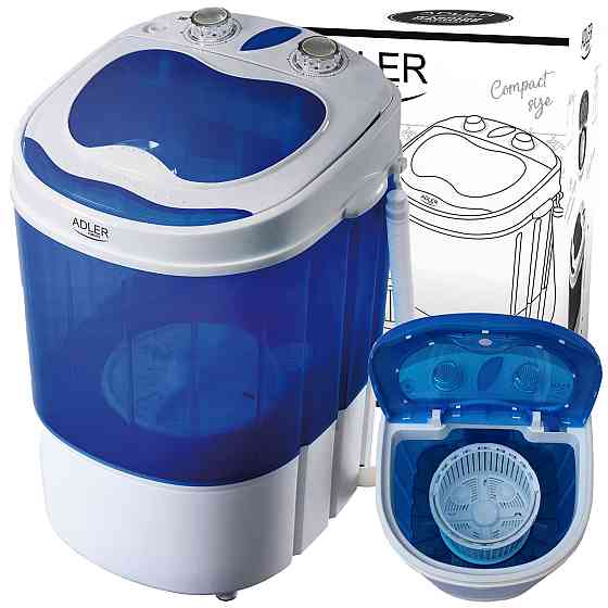 Туристическая стиральная машина до 3 кг переносная с центрифугой Adler AD (8051) 400 Вт Нововолынск