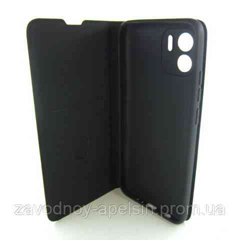 Чохол-книжка Xiaomi Redmi A1 A2 Захист камери (чорний) Одеса