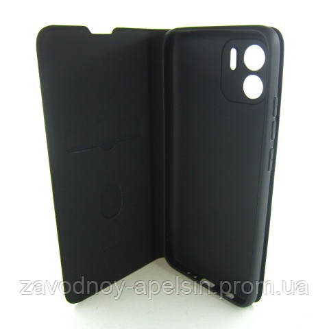 Чохол-книжка Xiaomi Redmi A1 A2 Захист камери (чорний) Одеса - фото 2