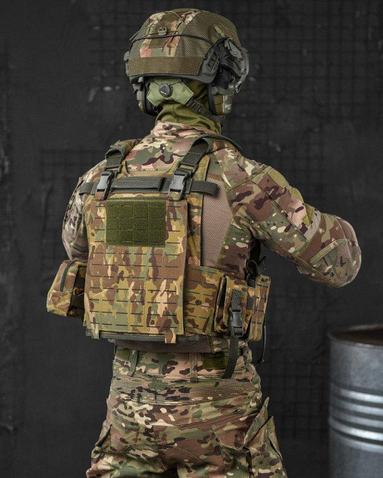 Тактична плитоноска Attack 4 точки швидкого скидання ВТ7472 Одеса - фото 10