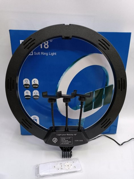 LED лампа кольцевая RL-18 45 см Светодиодная большая лампа Оригинал Київ - фото 3