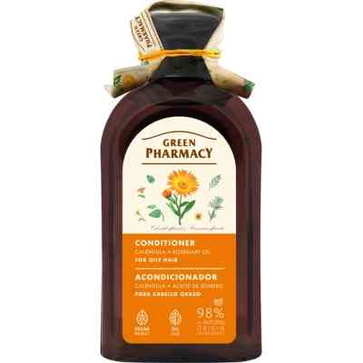 Кондиціонер для волосся Зелена Аптека Для жирного волосся Календула та розмаринова олія 300 мл (4823015934599) Вінниця