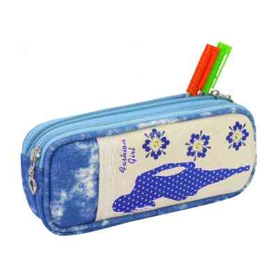 Пенал Cool For School 1 відділення Блакитний (J-2392-blue) Вінниця