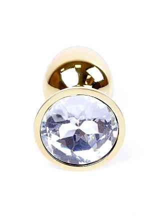 Анальная пробка - Jewellery Gold Plug Clear Sex Aura Киев