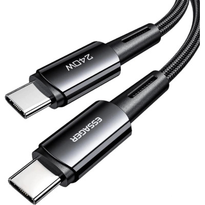 Дата кабель USB-C to USB-C 1.0m 240W Essager (EXCTT3-CG0G-P) Вінниця - фото 4