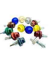 Покрівельний саморіз 4,8*19 RAL 8017 із свердлом по металу (пач. 50 шт.) шоколадно-коричневий Харків