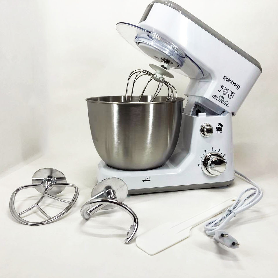 Безшумний кухонний комбайн, Міксер для приготування крему і соусів, Кухонний тістомісильник з насадками HL-41 Івано-Франківськ - фото 5