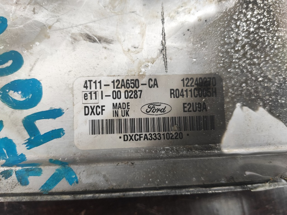 Блок керування двигуном комплект Ford Connect 1.8 tdci 2002-2006 (4T11-12A650-CA) Ковель - изображение 3