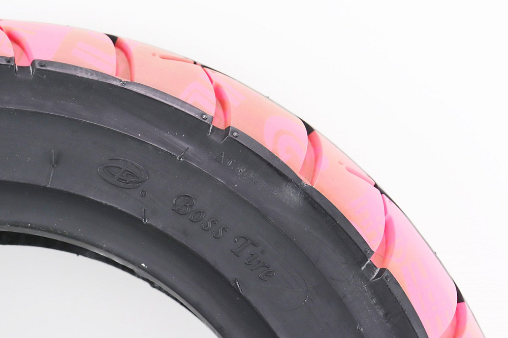 Шина 3,50-10 безкамерна, рожеві смужки, шосейний малюнок 6003 Киев - изображение 3