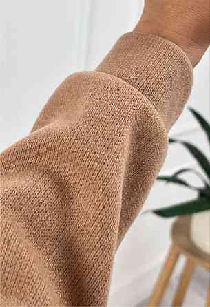 Женский невероятный костюм кардиган+юбка ангора вязка на трикотаже Кемел, 46/48 Одесса