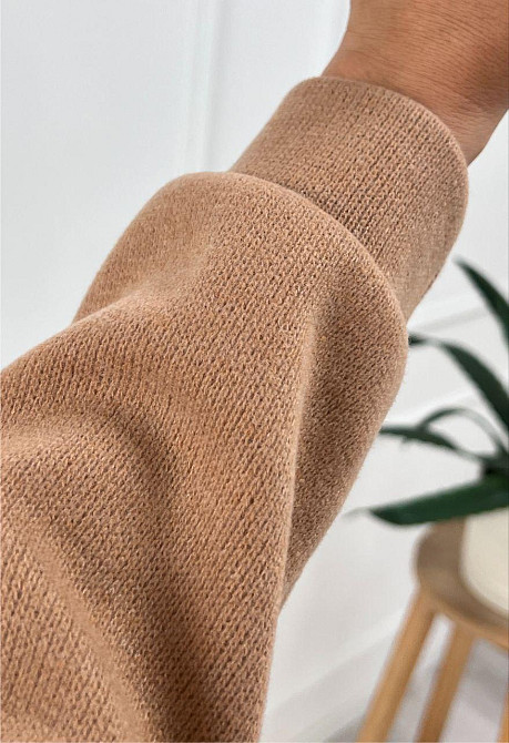 Женский невероятный костюм кардиган+юбка ангора вязка на трикотаже Кемел, 46/48 Одесса - изображение 5