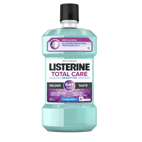 Ополаскиватель для рта Listerine Total Care Sensitiv 6 в 1, 500 ml Германия Львов