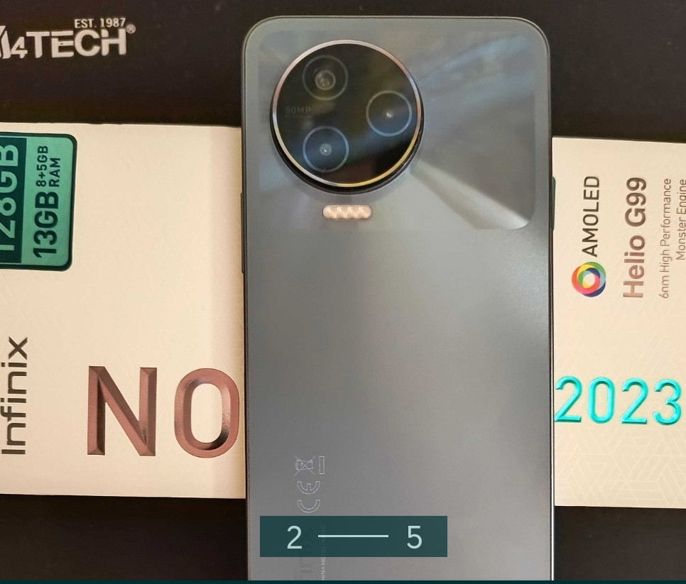 Телефон: lnfinix Note 22 (2023) 8/128Gb. Volcanic Grey. Киев - изображение 2