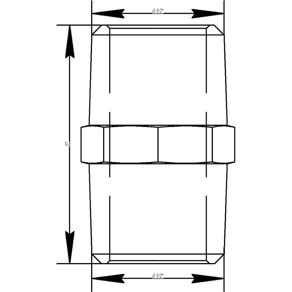 Ніпель VIEGA 1522  1/2″ ЗЗ (266592) Луцк - изображение 2