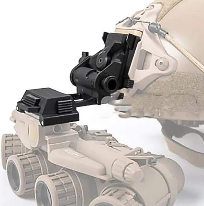 Держатель кронштейн FMA L4G24 для прибора ночного видения на шлеме Черный Киев - изображение 9