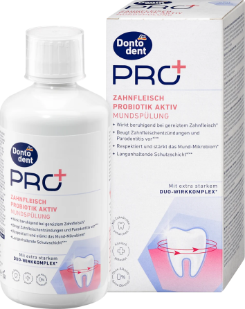 Dontodent PRO+ Mundspülung PRO+ Zahnfleisch Probiotik Aktiv, 400 ml Ополіскувач для порожнини рота Київ