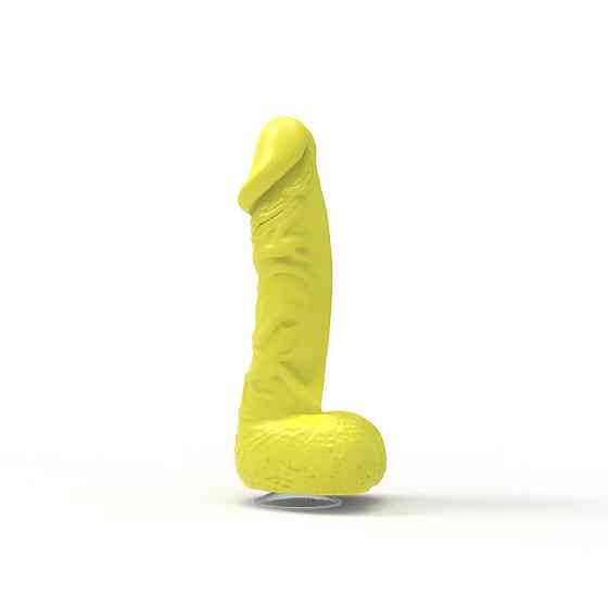 Крафтовое мыло-член с присоской Pure Bliss MINI Yellow, натуральное Sex Aura Киев