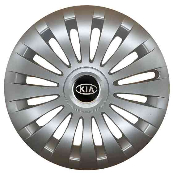 Автомобильные модельные колпаки R17 Kia 504 4шт, SJS, серебристые Киев
