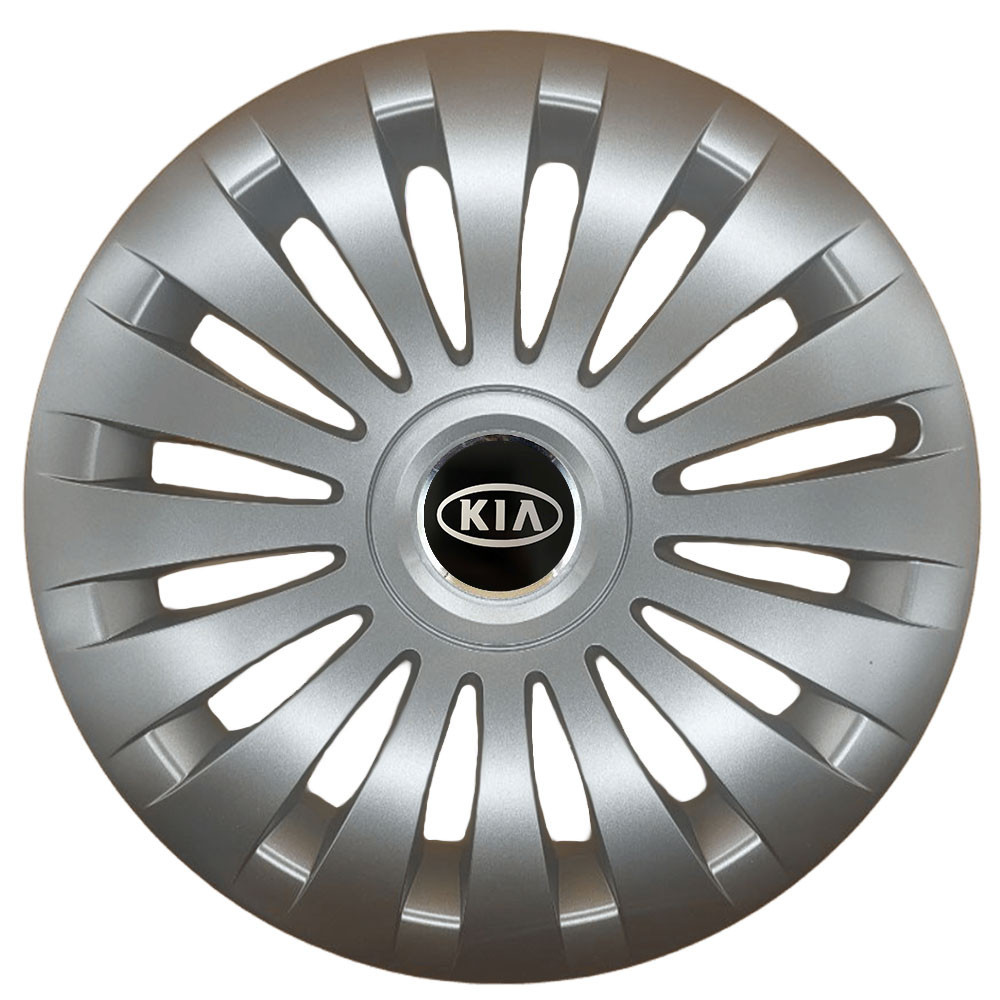 Автомобільні модельні ковпаки R17 Kia 504 4шт, SJS, сріблясті Київ - фото 1