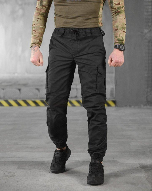 Тактические штаны джогер BABDIT ЧЕРНЫЕ Одесса - изображение 10