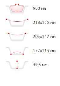 Контейнеры из алюминиевой фольги 218*155*40 мм SP64L с алюминиево-картонной крышкой Павлоград