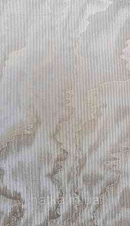 Обои виниловые на флизелине Marburg Lava метровые абстракция волны темно бежевые с золотом Киев