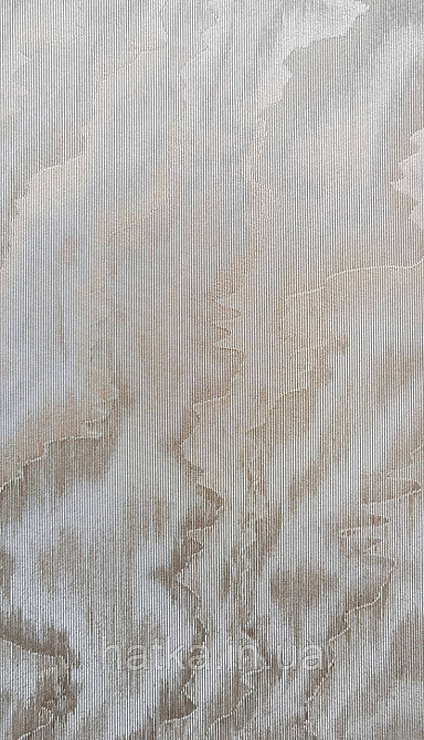 Шпалери вінілові на флізеліні Marburg Lava метрові абстракція хвилі темно-бежеві із золотом Київ - фото 2