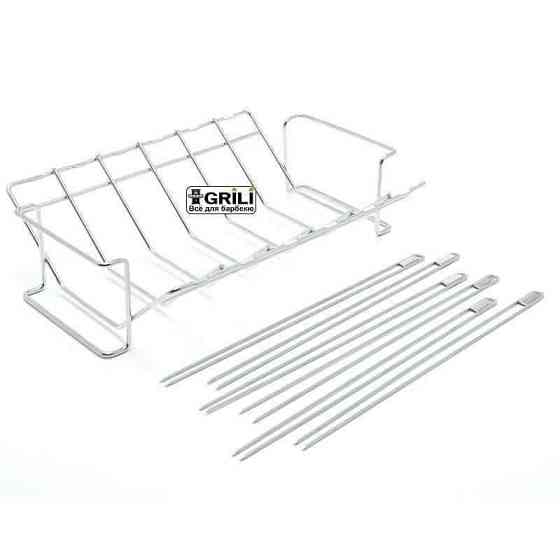 Стійка для ребер із шампурами (комплект) Broil King 64233 Код: 003323 Рівне