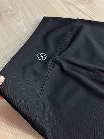 Шорты женские Kenalin 500-4 велосипедки рубчик с широким поясом тонкие черные, черный, 2XL Киев