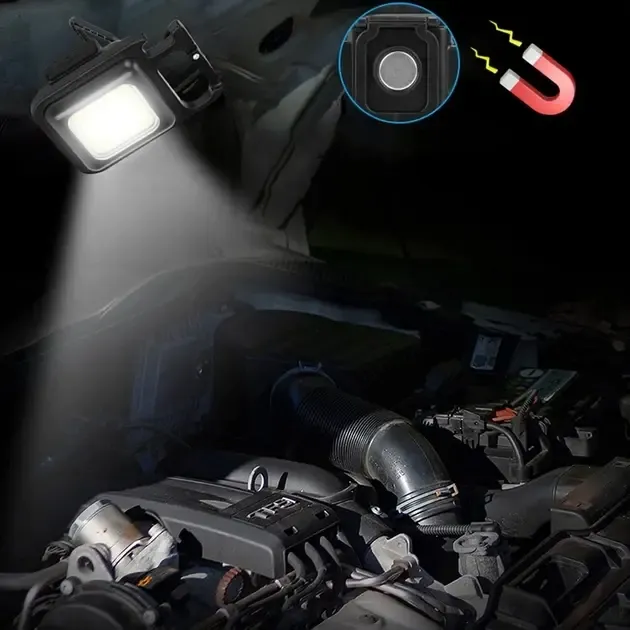 Многофункциональный аккумуляторный LED фонарик-брелок Коломия - фото 2