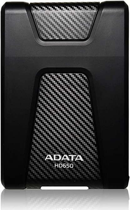PHD External 2.5'' ADATA USB 3.1 DashDrive Durable HD650 1TB Black Київ - фото 1