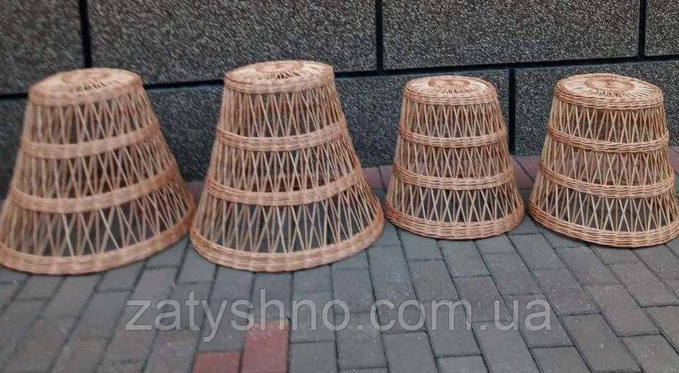 Світильник із лози цікавої форми Київ - фото 1