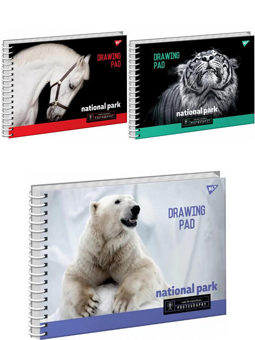 Альбом для малювання "Yes" спіраль А4 20арк 130475 100г/м "Wild portrait" виб.гібрід.лак, шт Київ - фото 1