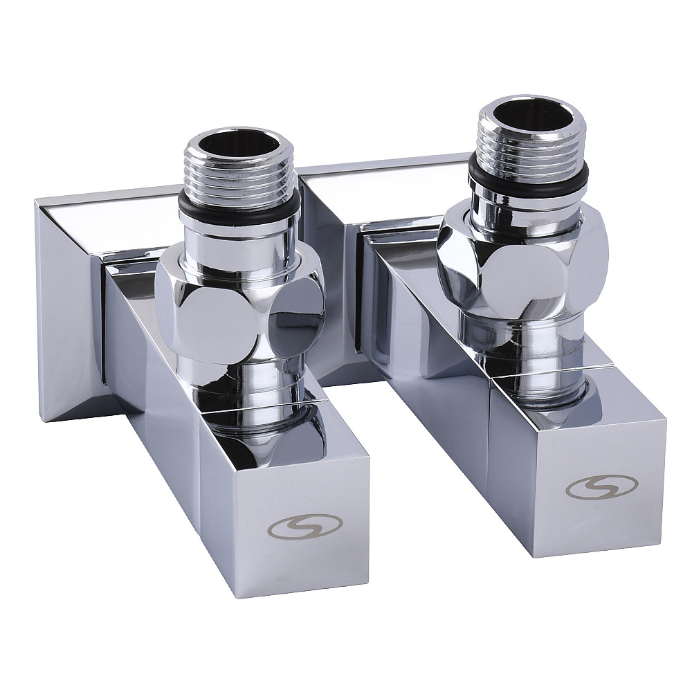 Набір Кран напівобертовий кутовий з американкою SOLOMON LUX 1/2″ CUBE CHROM 8888 (1уп.) Тернополь - изображение 2
