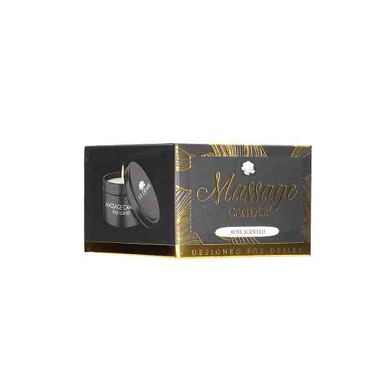 Массажная свеча - Le Desir Erotic Massage Candle Rose Scented, 100 г Sex Aura Киев