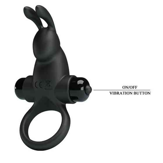 Эрекционное кольцо - Pretty Love Vibrant Penis Ring I Black Sex Aura Киев