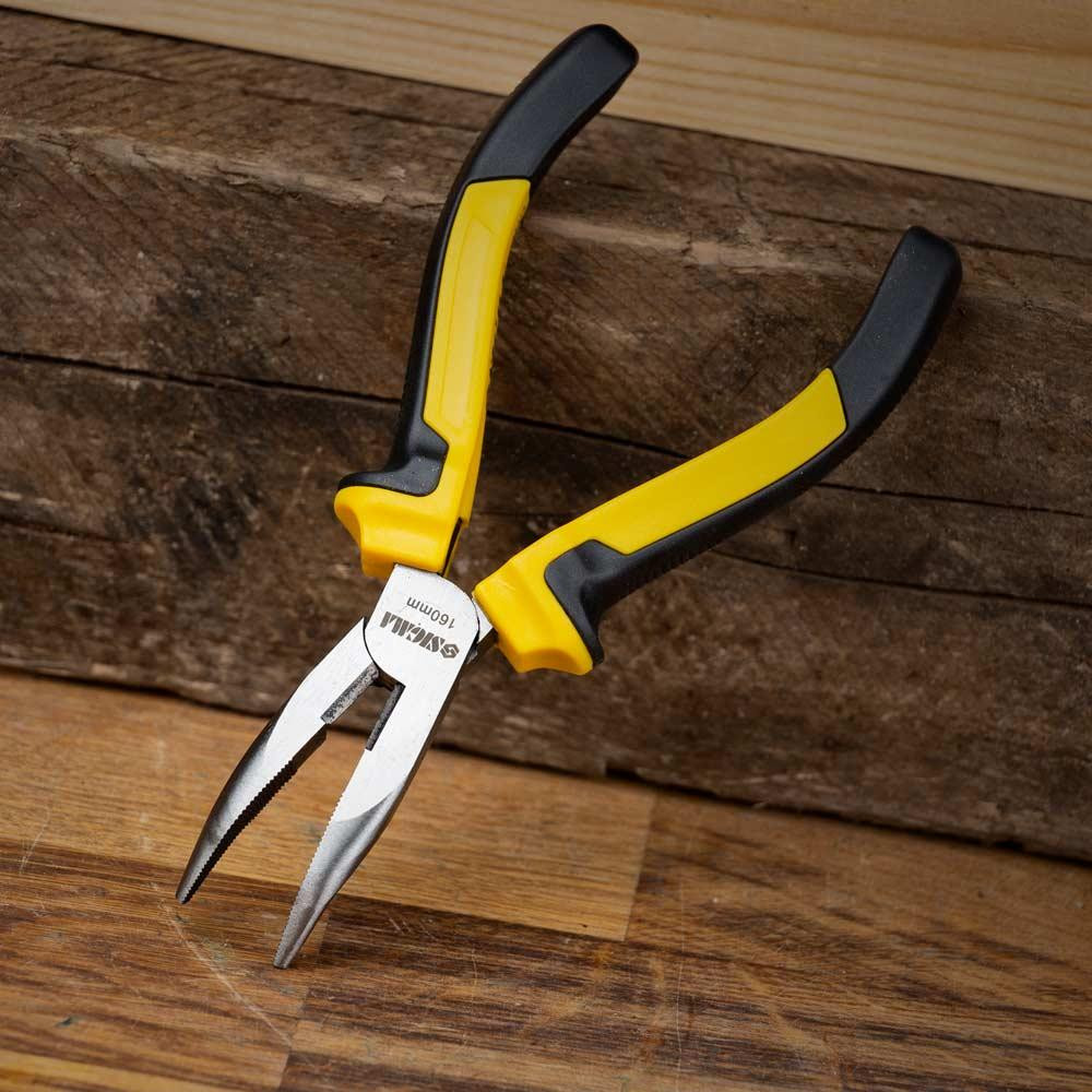 Длинногубцы изогнутые 160мм Standard SIGMA (4356521) Киев - изображение 3