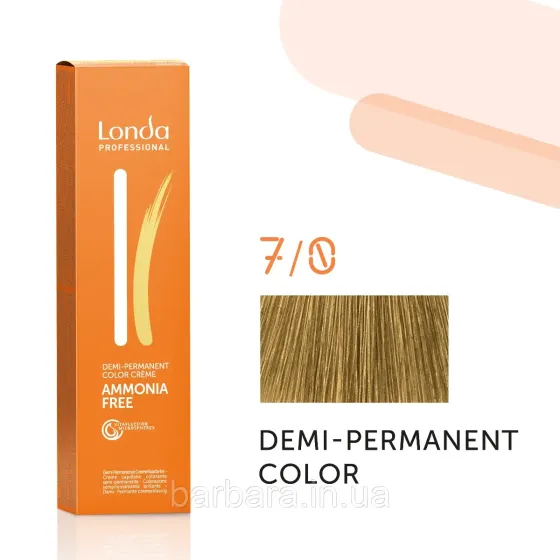 Тонуюча безаміачна фарба для волосся Londа Demi-Permanent Color 7/0 блонд Киев