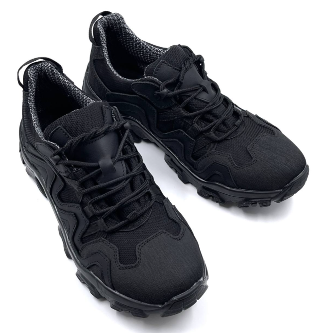 Мужские демисезонные мужские черные кроссовки на Gore-Tex , мужские тактические качественные кроссовки Львов - изображение 2