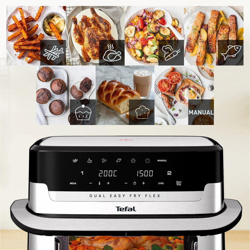 Мультипіч Tefal Dual Easy Fry Flex EY922DE0 ( 19749 ) Харьков - изображение 6