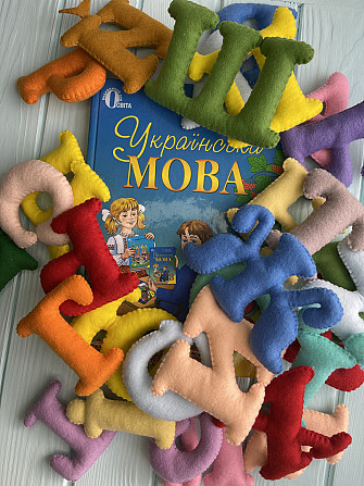 Навчальна гра Woollyfox “Кольоровий фетровий алфавіт” Київ - фото 8