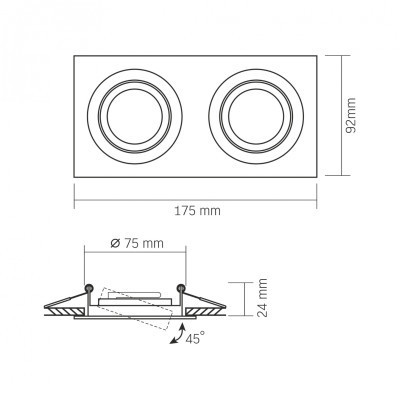 Світильник Videx VL-SPF23S-W Вінниця - фото 3