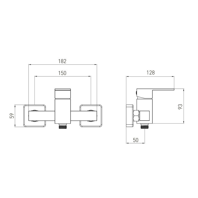 Смеситель для душа VOLLE PARDO (1548.100104) de la noche черный Киев - изображение 2