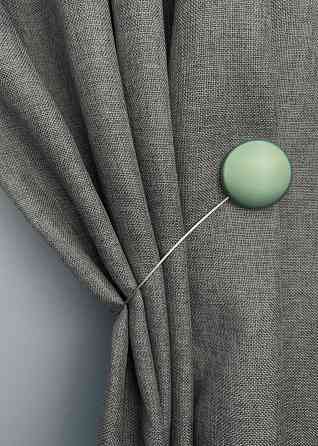 Магниты для штор и гардин Круг 2 шт Оливковый (81-293) Киев